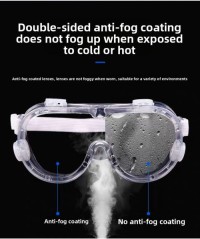 Anti-fog, Dustproof and Windproof Goggles, Fully Enclosed Riding Glasses for labor protection