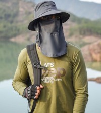 Face cover fishing hat, summer outdoor quick dry breathable sun hat
