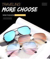 Double Beam Metal Sunglasses Toadstool sunglasses for Men and Women